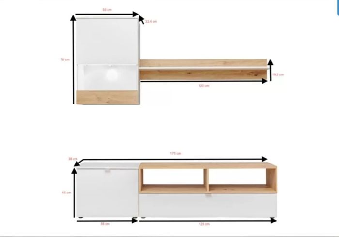 LED TV Furniture Set Living Room TV Furniture Set Modern TV Furniture Sets Mini TV Wall Units