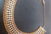 Vintage Golden and Diamond Necklace