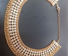 Vintage Golden and Diamond Necklace