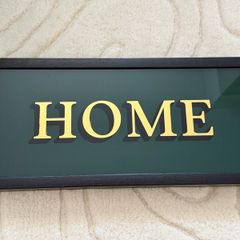 Home glass sign
