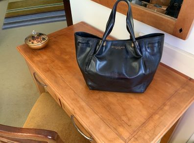 Beautiful leather handbag