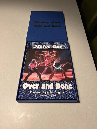 Status Quo. Over and Done. Rare Hard back version.