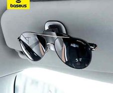 Baseus Car Eyeglass Holder Glasses Storage Clip For Audi Bmw Auto Interior Organize Accessories Car Sunglasses Holder