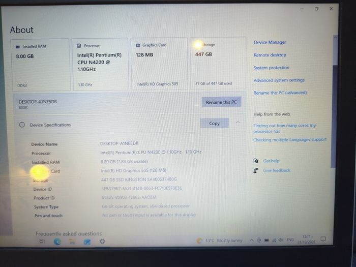 Lenovo Ideapad 320s 8gb 512gb Windows 10