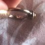 silver ring with citrine stone Image 4