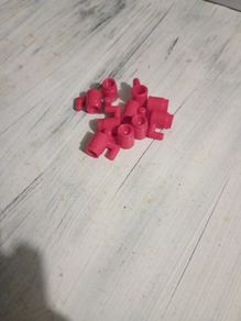 lego minifigure accessories red cup 10 pieces