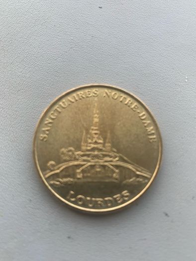 Gold Lourdes Coin