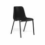 300 x New Polly Visitor Stacking Chairs - Black Image 2