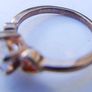 Vintage Gold Plated Solid Sterling Silver 925  Ring size P1/2 - 3g Image 8