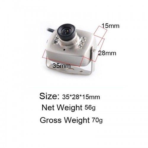 Digital Cam Hidden CCTV Security Spy Camera IR Night Vision 3.6mm