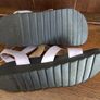 Schuh Ladies Lilac Leather Sandals size 6 Image 7