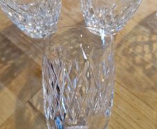 Set of 3 Waterford Crystal "BOYNE" Whiskey Glass / Tumbler - 9cms (3-1/2") Tall