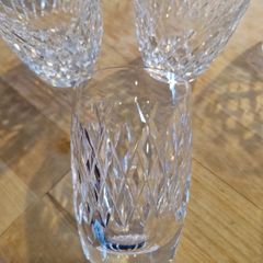 Set of 3 Waterford Crystal "BOYNE" Whiskey Glass / Tumbler - 9cms (3-1/2") Tall