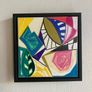 Framed Original Painting Art Deco inspired style Original Gift Image 9