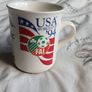 Rare Vintage World Cup Mug Duo: Ireland USA 1994 & Spain 1982 Official Souvenirs Image 4