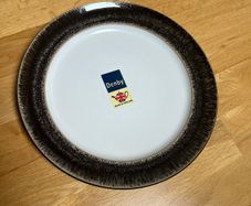 Brand New Denby delph Praline. Dinner plates (x4), Tea plates (x6), bowls (x4)