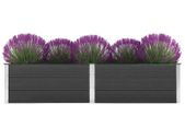 Garden Raised Bed 250x50x54 cm WPC Grey