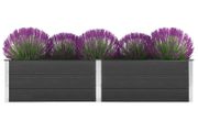 Garden Raised Bed 250x50x54 cm WPC Grey