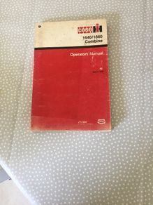 Case International Harvester Combine 1640/1660 Operators Manual