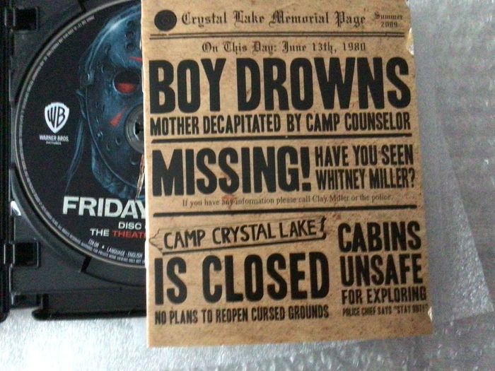 Friday the 13th 4K Limited Edition Arrow Video