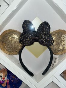 Gold and black disney ears