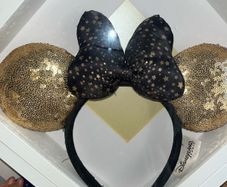 Gold and black disney ears