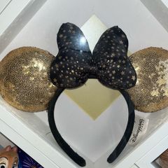 Gold and black disney ears