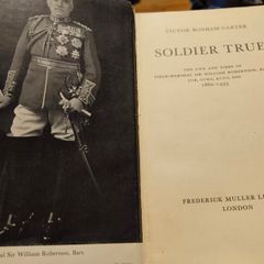 Soilder True signed book