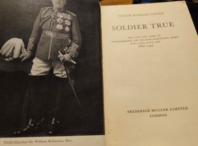 Soilder True signed book