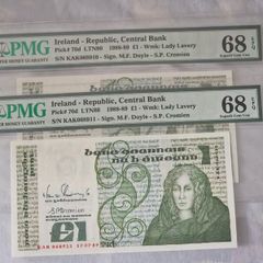 One pound notes consecutive