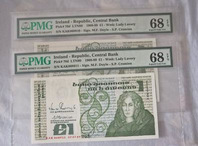 One pound notes consecutive