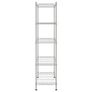 5-Tier Storage Shelf 90x35x180 cm Chrome 250 kg Image 3