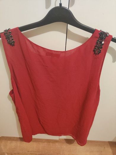 New Look Inspire burgundy embroidered top size UK20/22 EU48/50 Postage included