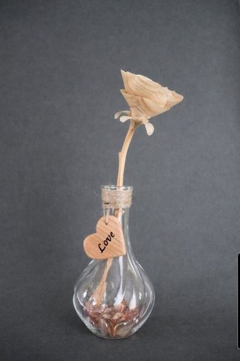 Homemade Wooden Rose - Valentine's Gift (details in add)