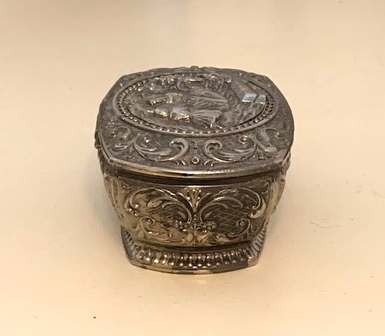 Antique Silver Plated Trinket Box