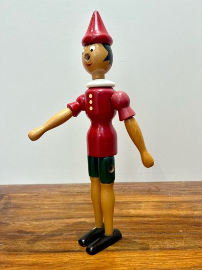 Vintage Wooden Pinocchio Doll
