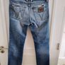 Vintage Dolce and Gabbana distressed denim cotton jeans 34 inch waist and 30 inch leg see last two photos for exact measurements also see photos for one metal fastener missing FREE STANDARD POSTAGE INCLUDED Image 6