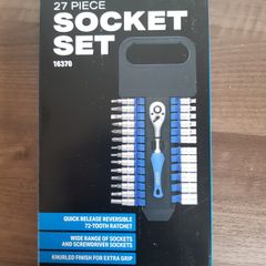 Draper Metric Socket Set 27 piece 1/4 Sq Dr