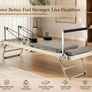 Foldable Pilates Reformer Machine  Compact Home Gym Equipment 400 lbs Capacity Image 2