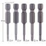 5 Pcs/Set Magnetic Triangle Head Screwdriver Bits S2 Steel 1/4 Hex Shank 50mm hc Image 2
