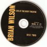 Brian Wilson CD  -  At The Roxy Theatre    CD Image 4