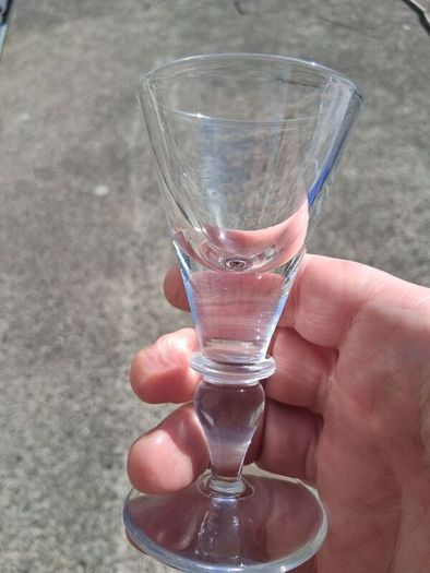 A Set of Cumbria Ware Hand Blown Toasting Glasses