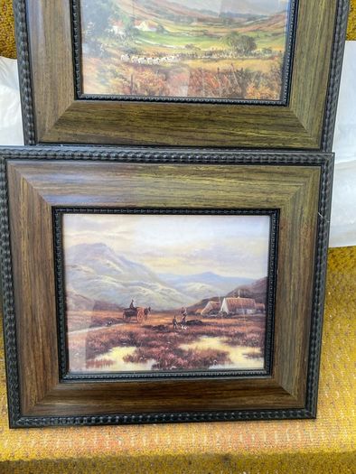 Two framed pictures