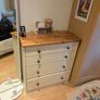 chested 4 drawer with 2 bed side table Image 4