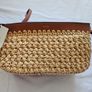 Mango Straw Woven Clutch Bag Image 3