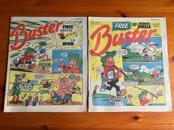 Comics: 'Buster' 1984-1985 (9 magazines)