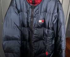 Vintage 1990s Tommy Hilfiger Reversible Down Puffer Coat