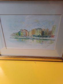 watercolor halfpenny bridge