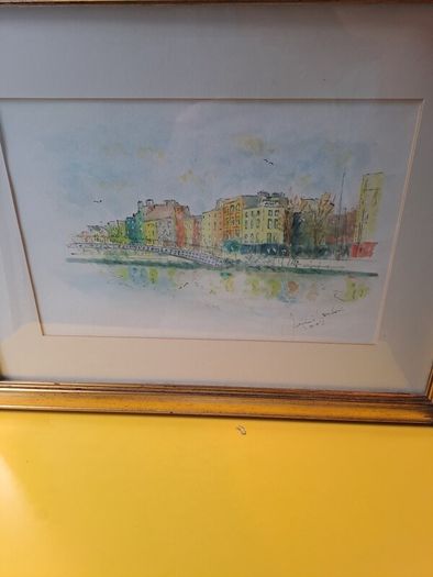 watercolor halfpenny bridge