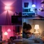 E14 Smart Bulb,Alexa Light Bulbs,RGB Colour Changing Bulbs,Smart Life App Control,Bluetooth & WiFi Bulb,470LM, 5W Replace 40 Watt,Works with Alexa, Echo,Google Assistant (4 Pack) Image 4